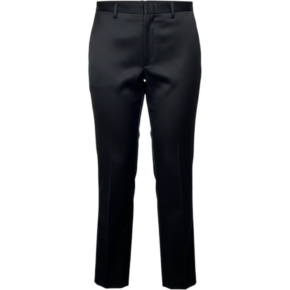 Ralph Lauren Dress Pants Black Womens 12 Silk Blend Straight Leg Cocktail Office